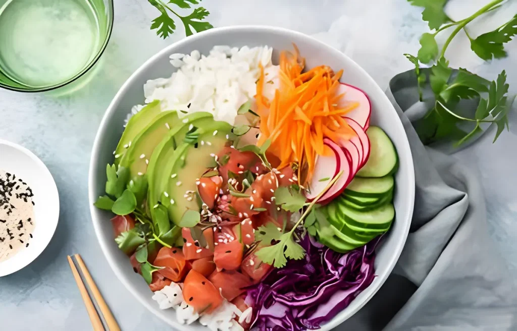 salmon bowl