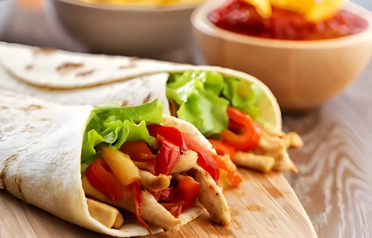 calories in chicken fajitas